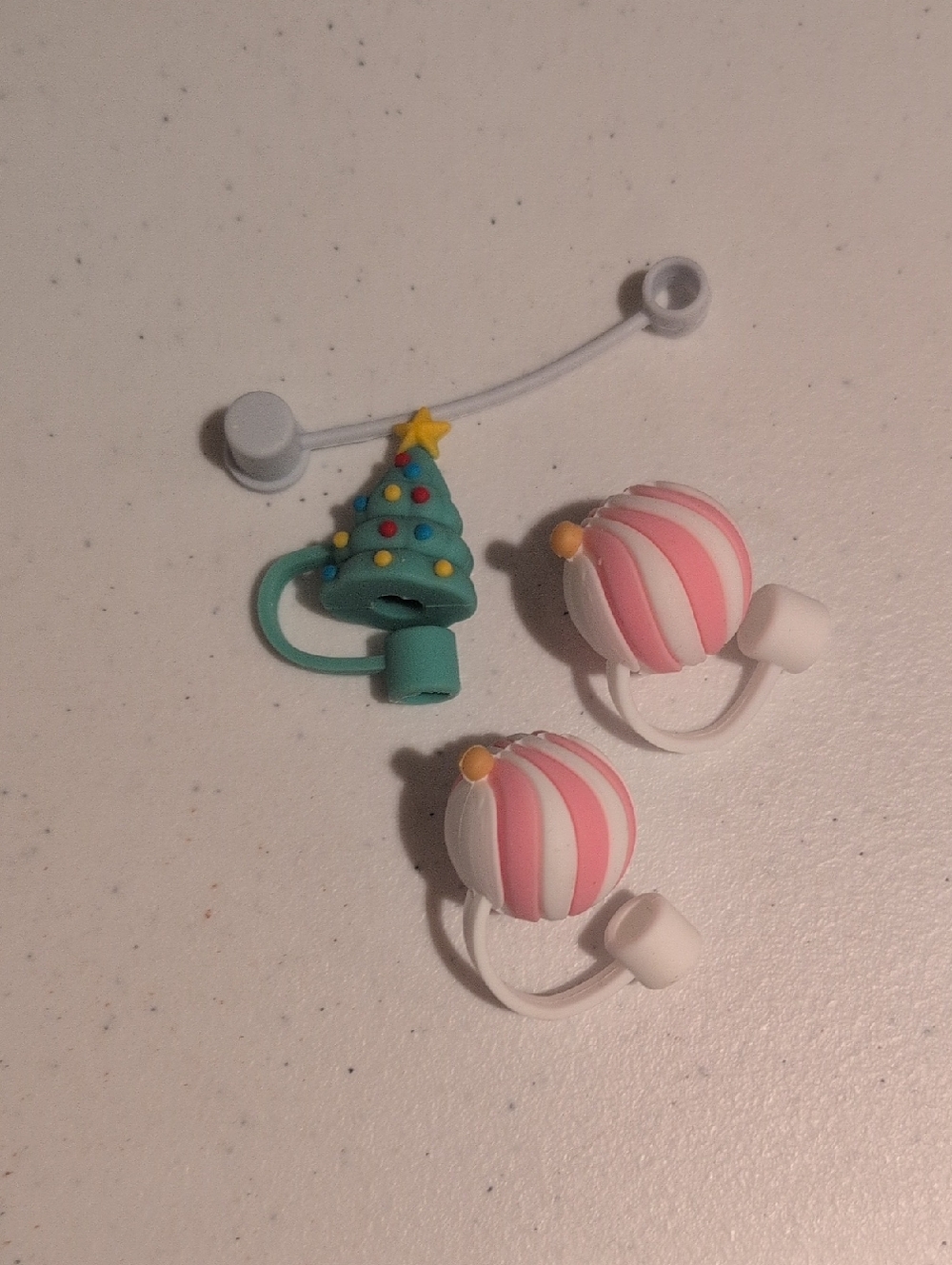 Festive Straw Toppers